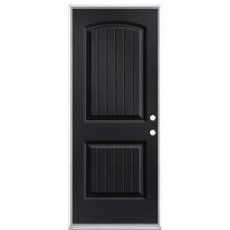 32 in. x 80 in. Cheyenne 2-Panel Left Hand Inswing Painted Smooth Fiberglass Prehung Front Exterior Door No Brickmold - cebgnbicaglkeudfdgko_800x500@2x.jpg