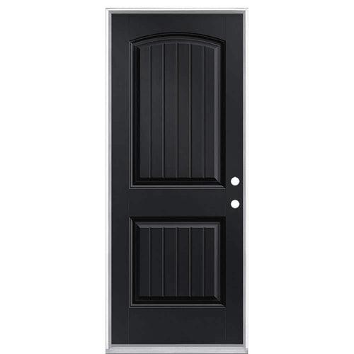 32 in. x 80 in. Cheyenne 2-Panel Left Hand Inswing Painted Smooth Fiberglass Prehung Front Exterior Door No Brickmold - cebgnbicaglkeudfdgko_x500.jpg