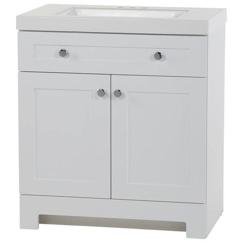 31 in. W x 19 in. D x 34 in. H Single Sink Freestanding Bath Vanity in White with White Cultured Marble Top - cfgdohegyd4qcufcpvpg_x500.jpg