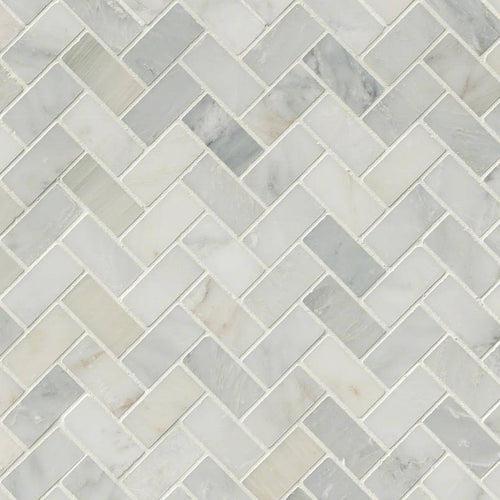 Arabescato Carrara Herringbone Pattern Honed in a Mesh - cfqzmqkszcbhhjexebfb_x500.jpg