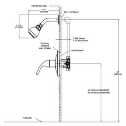 Glacier Bay Builders Single Handle 1-Spray Shower Faucet 1.8 GPM with Ceramic Disc Valves, Integral stops in Brushed Nickel - ci74itx0sriceoqtxqvy_x500.jpg