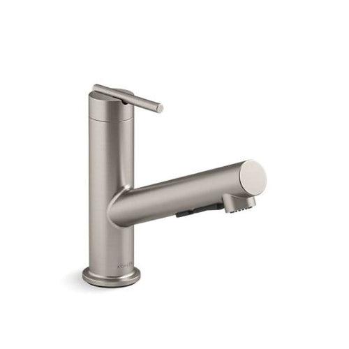 Crue™ Kitchen Faucet, Deck Mount, ADA, 1 Lever Handle, 1 or 3-Hole, Vibrant Stainless - cmjpfasdw6pm7qfshmiw_x500.jpg