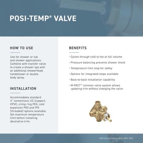 Posi-Temp Pressure Balanced Tub and Shower Trim with 2.5 GPM Shower Head and Tub Spout from the Align Collection (Less Valve) - co242ev7rqf0jeoa1glx_x500.jpg