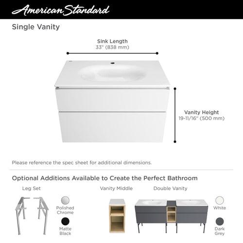 Studio S 33" Single Wall Mounted Wood Vanity Cabinet Only - Less Vanity Top - cpfncjikdtnkfs2gkoop_x500.jpg