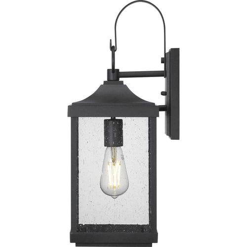 Park Court 19 in. 1-Light Textured Black Traditional Outdoor Wall Lantern with Clear Seeded Glass - cqfsg44xwlgxiqehx7j2_x500.jpg