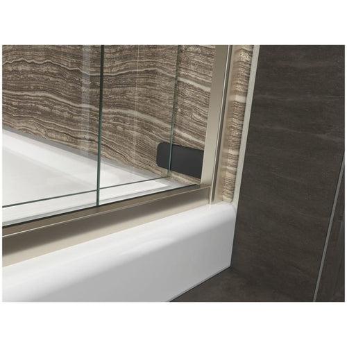 Levity 74" High x 47-5/8" Wide Bypass Semi Frameless Shower Door with Clear Glass - cszr6cvpxkk77bklrboh_x500.jpg