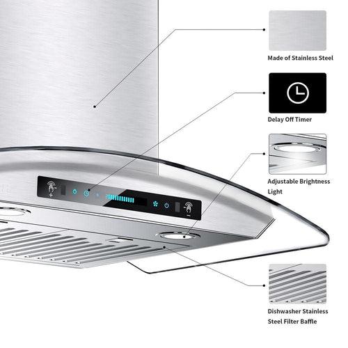 29.3 in. Wall Mount Range Hood Tempered Glass 900 CFM in Stainless Steel with LED Light and Remote Control - cxw1qnqjduntjm29apir_x500.jpg