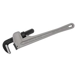 Straight Pipe Wrench, 1/4 to 2-1/2 in Pipe, 18 in OAL, Hook and Heel Jaw, Titanium Aluminum Alloy Handle - czspftev9jwtuvjiftkc_x500.jpg