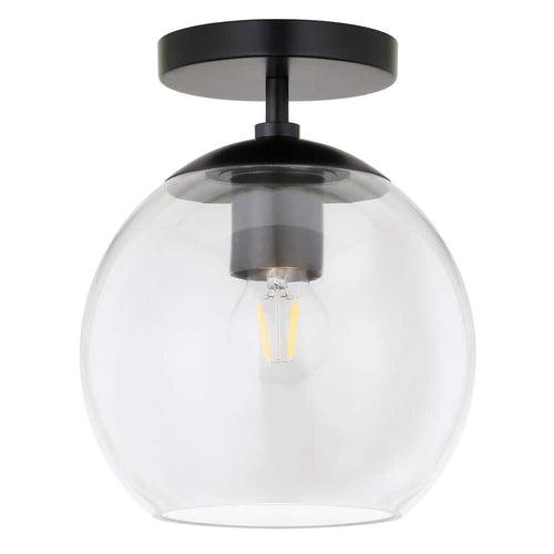 Bartlett 9 in. 1-Light Matte Black and Clear Glass Semi-Flush Mount - d7rzfw81wbgsbf9dxcgu_x500.jpg