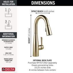 Essa Pull-Down Bar/Prep Faucet with Magnetic Docking Spray Head - Includes Lifetime Warranty - daehlfex7caevpz3zjmt_x500.jpg