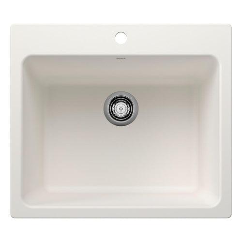 LIVEN™ SILGRANIT® Laundry Sink, 1 Basin, Top/Under Mount, 1-Hole, Granite, White - dagjojuyacjuf3mzgmgt_x500.jpg