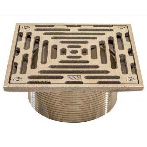 M6 Floor Drain Top, 6 in, Square, Nickel Bronze - dayxjsk0ggdmisqolsqv_x500.jpg