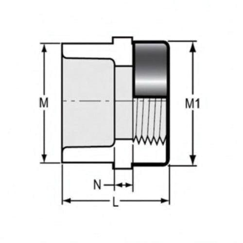 Female Adapter, 3/4 in, Socket x Stainless Steel Reinforced FNPT, SCH 40/STD, PVC - dbp6m8zagps0raenikzj_x500.jpg