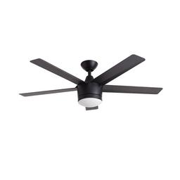 Merwry 52 in. Integrated LED Indoor Matte Black Ceiling Fan with Light Kit and Remote Control - dcaqxuhlxmmgtal1yise_x500.jpg