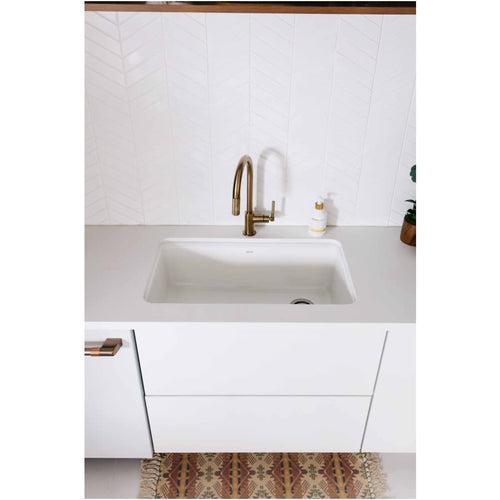 Riverby 33" Undermount Single Basin Enameled Cast Iron Workstation Kitchen Sink with Utility Rack, Sink Rack and Colander, and Intregral Cutting Board - dcyl114a27timgmdsuaj_x500.jpg