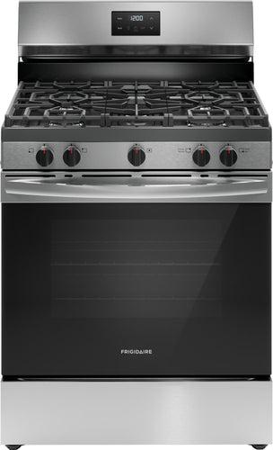 Frigidaire 30 in. 5 Burner Freestanding Gas Range in Stainless Steel - dk2adz1f1bmaselgavwm_x500.jpg