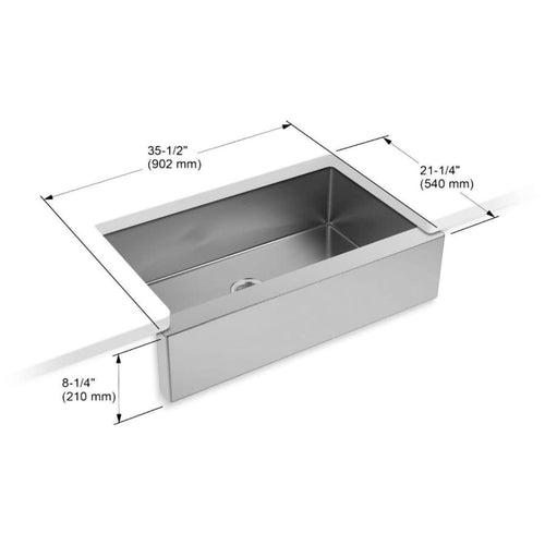 Strive 35-1/2" Single Basin Undermount 16-Gauge Self Trimming Sink with SilentShield - dokbza02yf72vsvbuzhj_x500.jpg