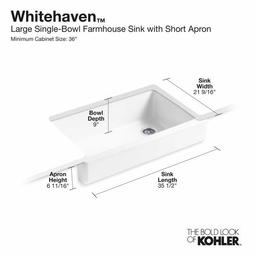 Whitehaven 35-1/2" Self-Trimming Farmhouse Single Basin Enameled Cast Iron Kitchen Sink - dqdi9vdh3anvann6zezd_x500.jpg