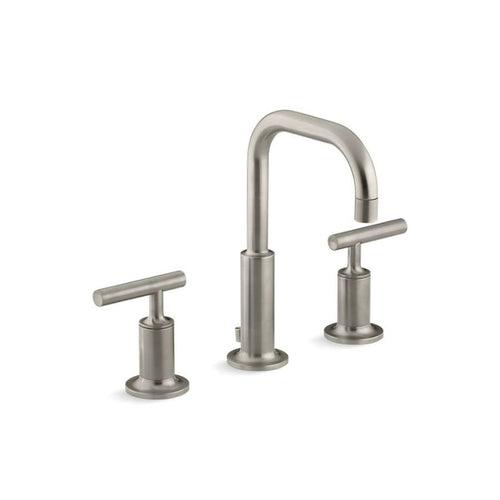 Purist® Widespread Lavatory Faucet, ADA, 2 Handle, 3-Hole, 1.2 gpm, Vibrant Brushed Nickel - dr605dvp3omgjkj4fes2_x500.jpg