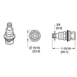 Cold Cartridge, For Use With 49 Series Lavatory Faucet - drrzh2yndej2wrevuudy_x500.jpg