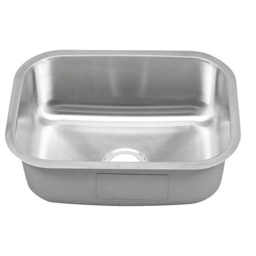 Single Bowl Kitchen Sink, Under Mount, 23-3/8 x 17-3/4 in, 9 in Bowl Depth, 16 ga Satin Steel, Stainless - dsqlvloqlwno8xx2ictr_x500.jpg