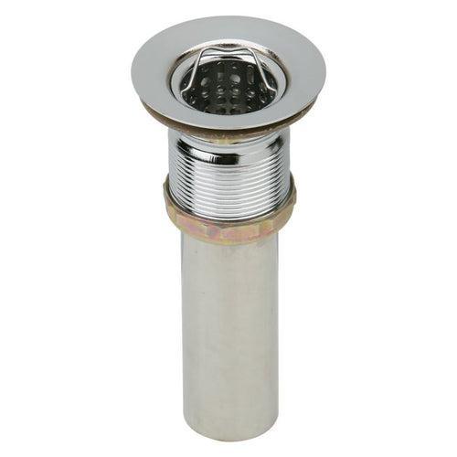 Drain Fitting 2 in, Nickel Plated Brass Body with Deep Stainless Steel Strainer Basket - dx5oljesqsgcwocmcxsw_x500.jpg