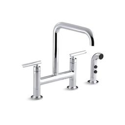 Purist® Kitchen Faucet, Deck Mount, ADA, 2 Lever Handle, 2-Hole, Polished Chrome - dzper9uuqrbedfbvlrkr_800x500@2x.jpg