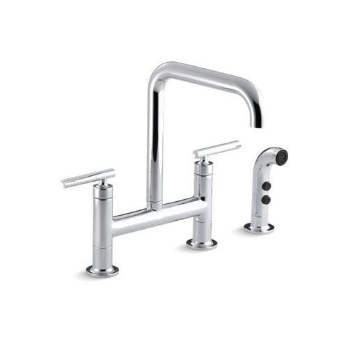 Purist® Kitchen Faucet, Deck Mount, ADA, 2 Lever Handle, 2-Hole, Polished Chrome - dzper9uuqrbedfbvlrkr_x500.jpg