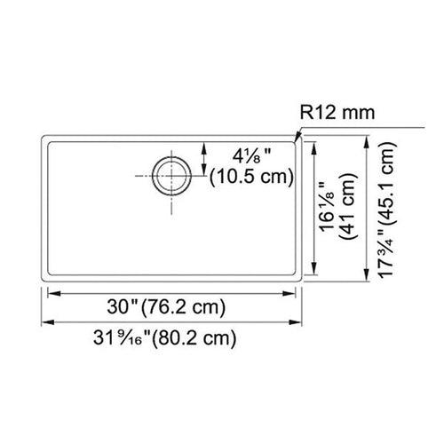 Cube Single Bowl Kitchen Sink, Under Mount, 31-9/16 x 17-3/4 in, 9 in Bowl Depth, 18 ga Satin Steel, Stainless - e0tvdt3kkt9ka8ylkqx6_x500.jpg