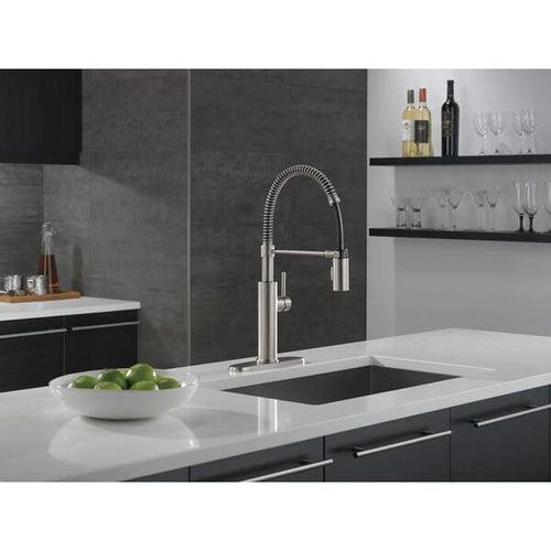 Antoni® Kitchen Faucet, Deck Mount, ADA, 1 Lever Handle, 1 or 3-Hole, Spotshield Stainless - e2jvkqqilmmrfbyrygsj_x500.jpg