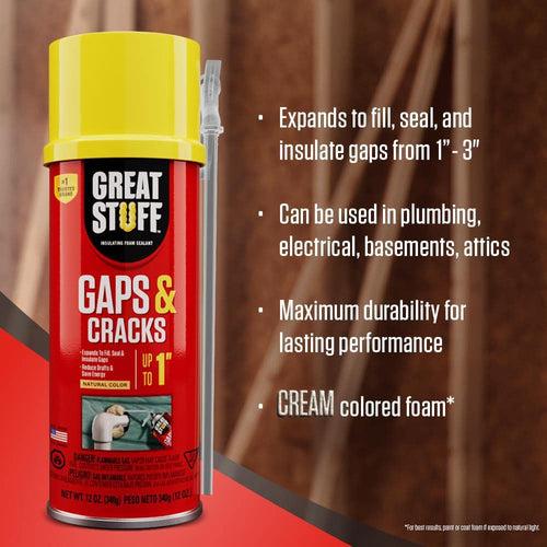 12 oz. Gaps and Cracks Insulating Spray Foam Sealant - e8cdn4kur0mpxoso47hg_x500.jpg