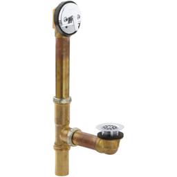 Swiftflo 1-1/2" adjustable trip lever Bathtub Drain, 17-gauge brass, for 14" to 16" baths - ebjjvt8rkoolsd9omaai_800x500@2x.jpg