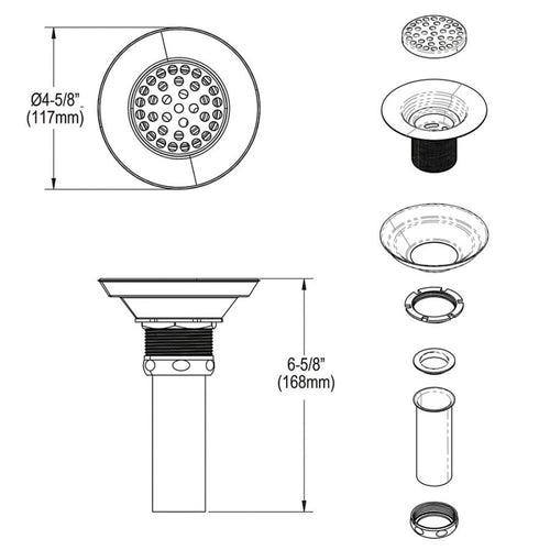 3-1/2 in, Drain Type 304/304L Polished Stainless Steel Steel Body Strainer and Tailpiece - ecoxhkr1vsf2snhf4fpf_x500.jpg