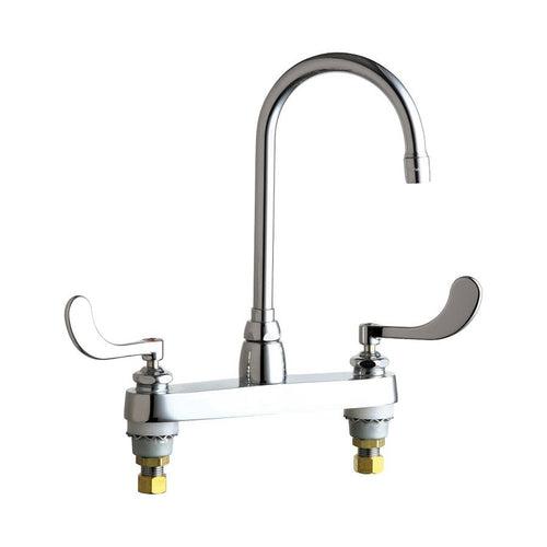 Kitchen Faucet, Deck Mount, ADA, 2 Blade Handle, 2-Hole, Polished Chrome - edpb4fjn8zdurxsfwy1a_x500.jpg