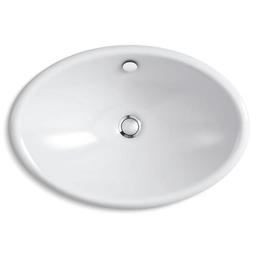 Iron Plains 20-3/4"L Enameled Cast Iron Wading Pool Oval Bathroom Sink with Overflow and White Painted Underside - edxfj3lfldgolxmurtdx_x500.jpg