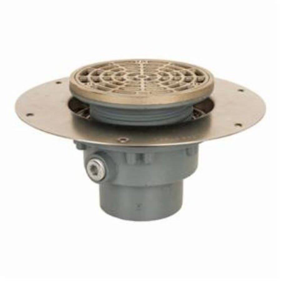 822 Trap Primer Floor Drain, 2 in Outlet, No Hub, 5-1/2 in Round Nickel Bronze Top - eejnubppgjtd5jrv4xrw_800x500@2x.jpg