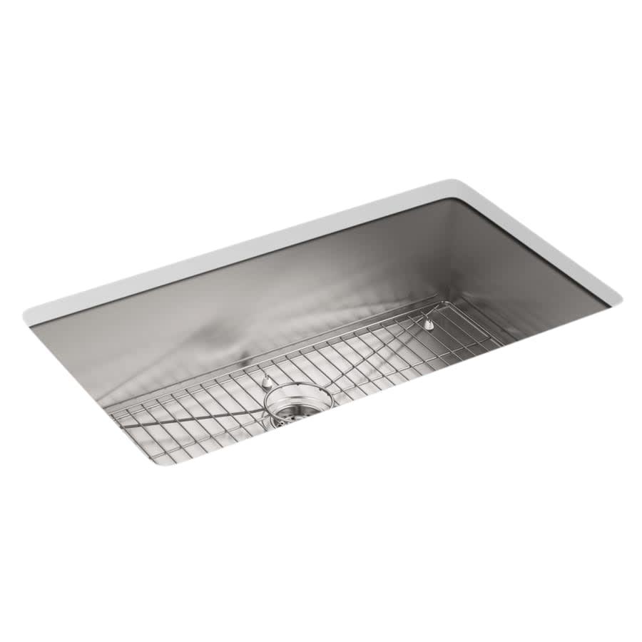 Vault 33" Single Basin Drop-In / Under-Mount 18-Gauge Stainless Steel Kitchen Sink with SilentShield - Basin Rack Included - eft4iv8cq6bvdkpolhf5_800x500@2x.jpg