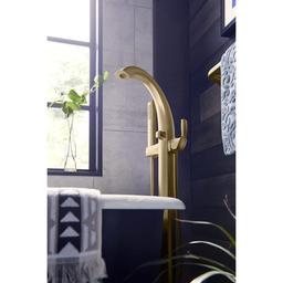 Voss Floor Mounted Tub Filler with Riser and Built-In Diverter - Includes Hand Shower - eiiyeaxtzc9p7afo9wuk_x500.jpg