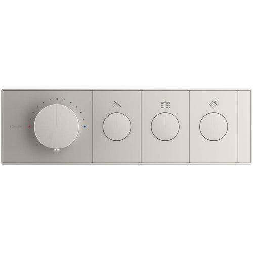 Anthem Three Function Thermostatic Valve Trim Only with Single Knob Handle, Integrated Diverter, and Volume Control - Less Rough In - emiehgjxtdjuntnh3vnf_x500.jpg