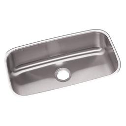 Dayton® Single Bowl Kitchen Sink, Under Mount, 30-1/2 x 18-1/4 in, 8 in Bowl Depth, 18 ga Radiant Satin Steel, Stainless - erklsutmplgu8a3bl4dw_800x500@2x.jpg