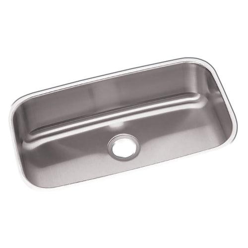 Dayton® Single Bowl Kitchen Sink, Under Mount, 30-1/2 x 18-1/4 in, 8 in Bowl Depth, 18 ga Radiant Satin Steel, Stainless - erklsutmplgu8a3bl4dw_x500.jpg