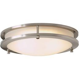 Hampton Bay Flaxmere 12 in. Brushed Nickel Dimmable LED Integrated Flush Mount with Frosted White Glass Shade - es7panx9ecqhv9cnimzs_x500.jpg