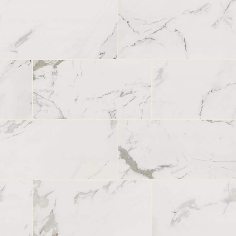 Carrara 12 in. x 24 in. Polished Porcelain Stone Look Floor and Wall Tile (16 sq. ft./Case) - esah1pkxw16lu56gliss_800x500@2x.jpg