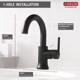 Trinsic 1.2 GPM Single Hole Bathroom Faucet - Includes Metal Push Pop-Up Drain Assembly - esool6ayhrse5xqnp8ch_x500.jpg