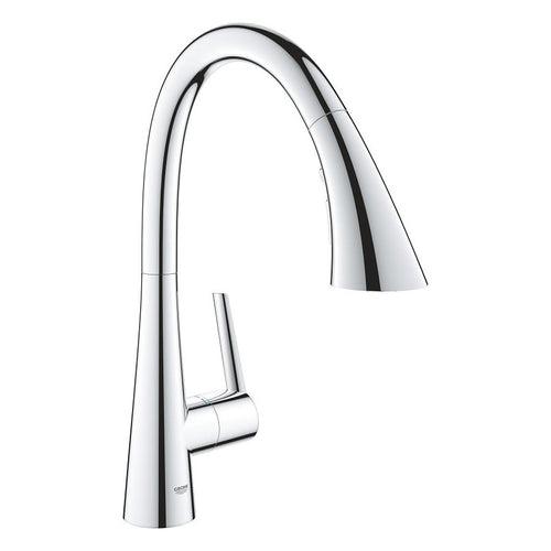 Zedra Kitchen Faucet, Deck Mount, ADA, 1 Lever Handle, 1-Hole, Chrome - et8dhzopoymwi44gqcsd_x500.jpg