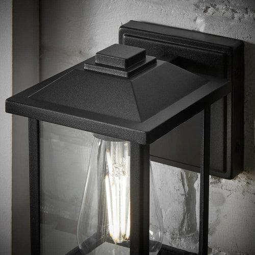 1-Light 7 in. Black Hardwired Classic Outdoor Wall Light Lantern Sconce with Clear Glass - etqsewmzq0s70izadmsw_x500.jpg