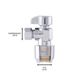 Max 1/2 in. Push-to-Connect x 3/8 in. O.D. Compression Chrome-Plated Brass Quarter-Turn Angle Stop Valve - ev10stmz4uvctrlayeeg_x500.jpg