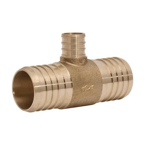 Tee, 1 x 3/4 in, Crimp PEX, Brass - f0d9cwtzprqy1kptx69p_x500.jpg