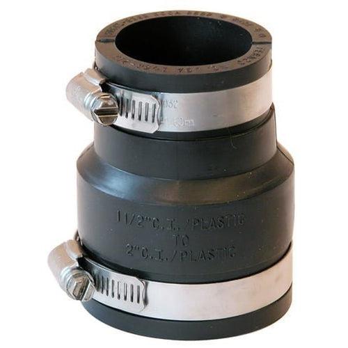 Transition Coupling, 2 x 1-1/2 in, Cast Iron/Plastic x Cast Iron/Plastic, Flexible PVC - f34xmztsebszcrdxwwmi_x500.jpg