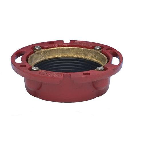 Closet Flange, 3 in, No Caulk, 6-15/16 in OD, Cast Iron, Red - fa8krvwjqeorugrqvfb1_x500.jpg